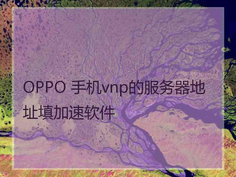 OPPO 手机vnp的服务器地址填加速软件 OPPO 手机vnp的服务器地址填加速软件