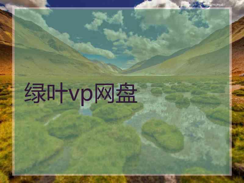 绿叶vp网盘 绿叶vp网盘