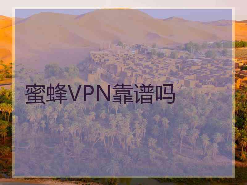 蜜蜂VPN靠谱吗