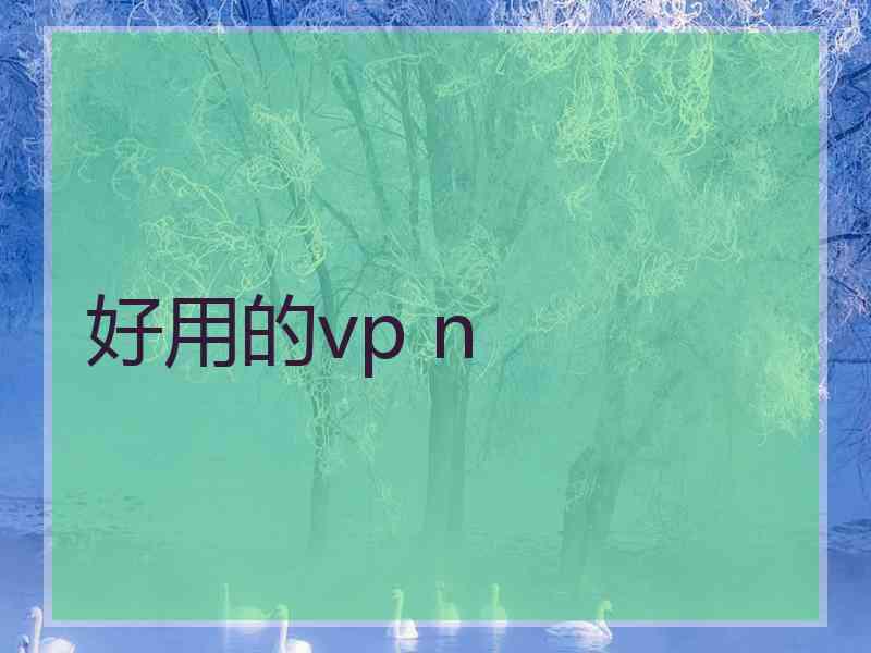 好用的vp n