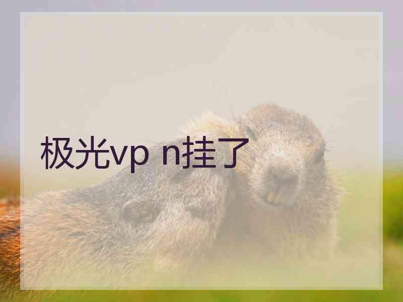 极光vp n挂了