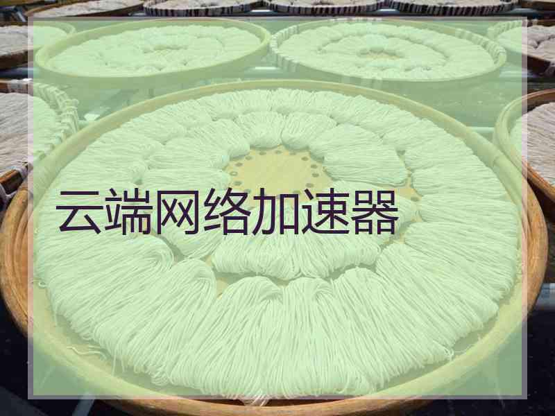 云端网络加速器