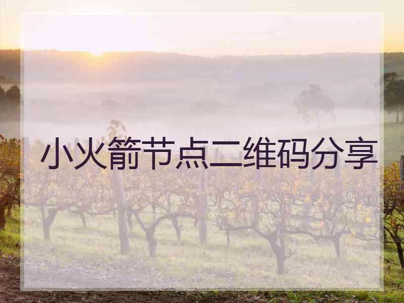 小火箭节点二维码分享