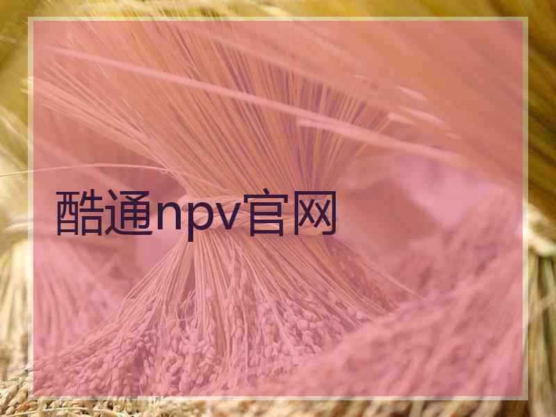 酷通npv官网