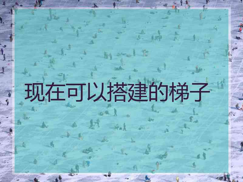 现在可以搭建的梯子