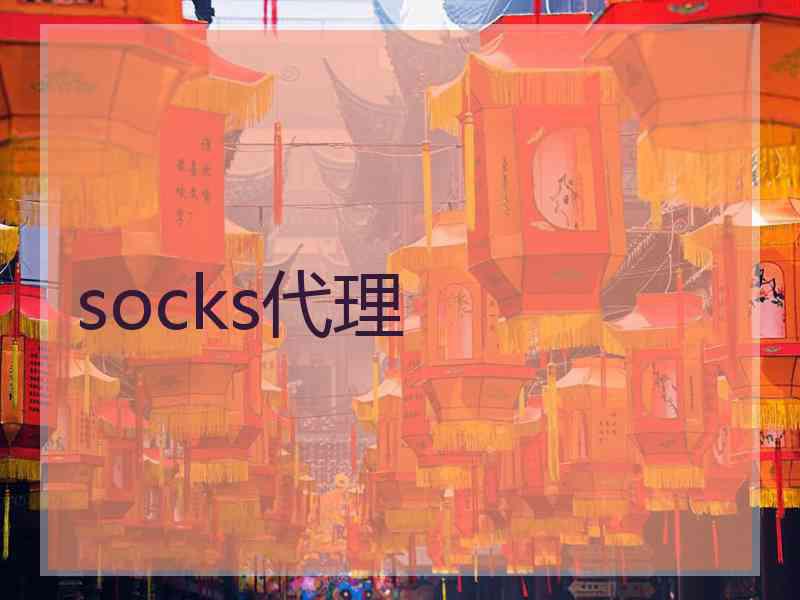 socks代理