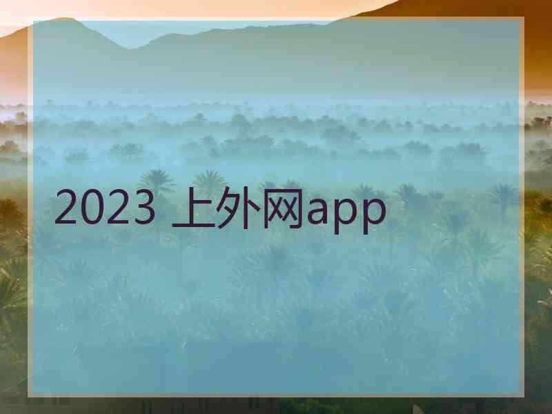2023 上外网app