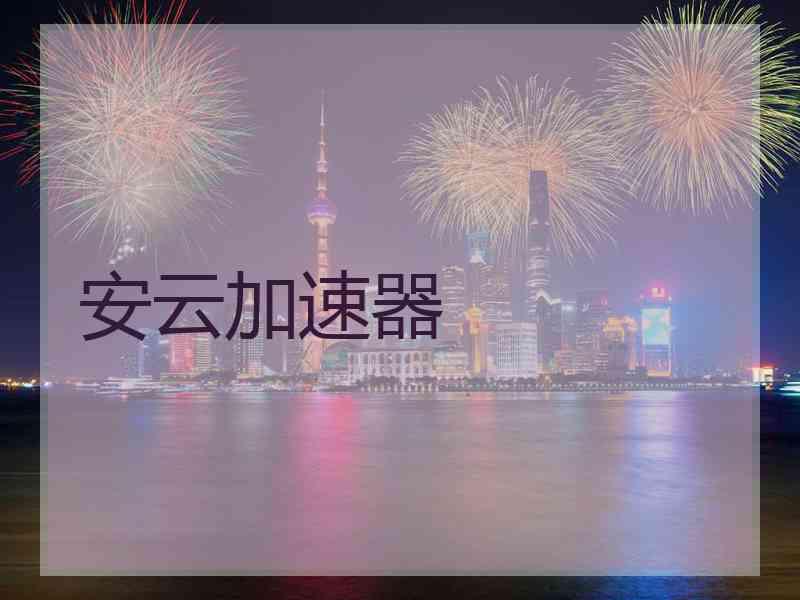 安云加速器