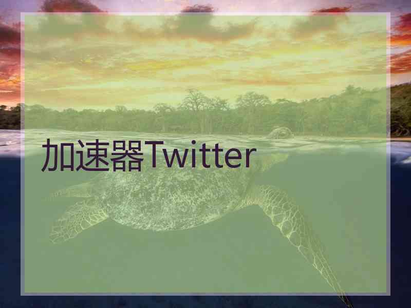 加速器Twitter