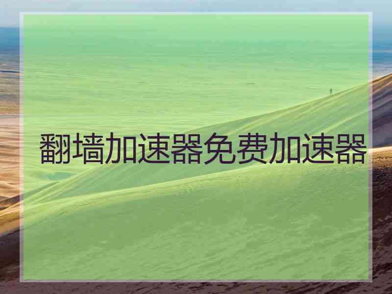 翻墙加速器免费加速器