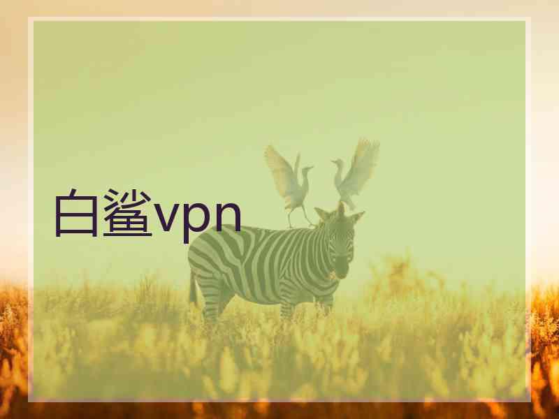 白鲨vpn