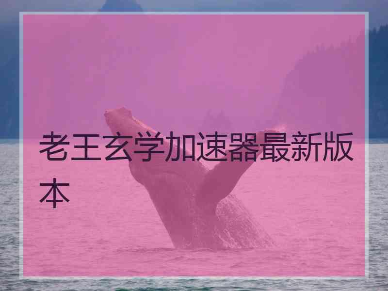 老王玄学加速器最新版本