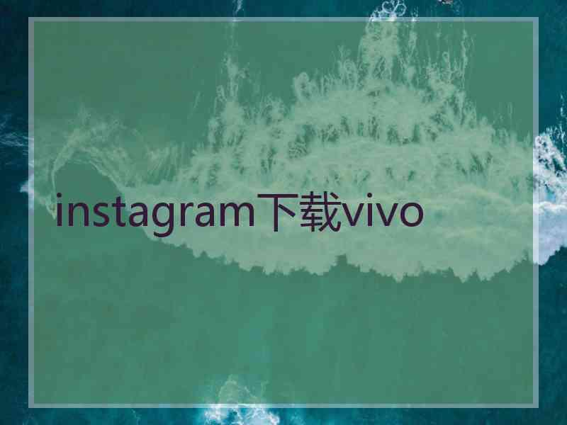 instagram下载vivo