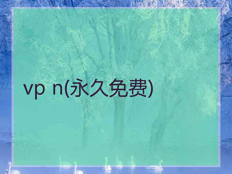 vp n(永久免费)