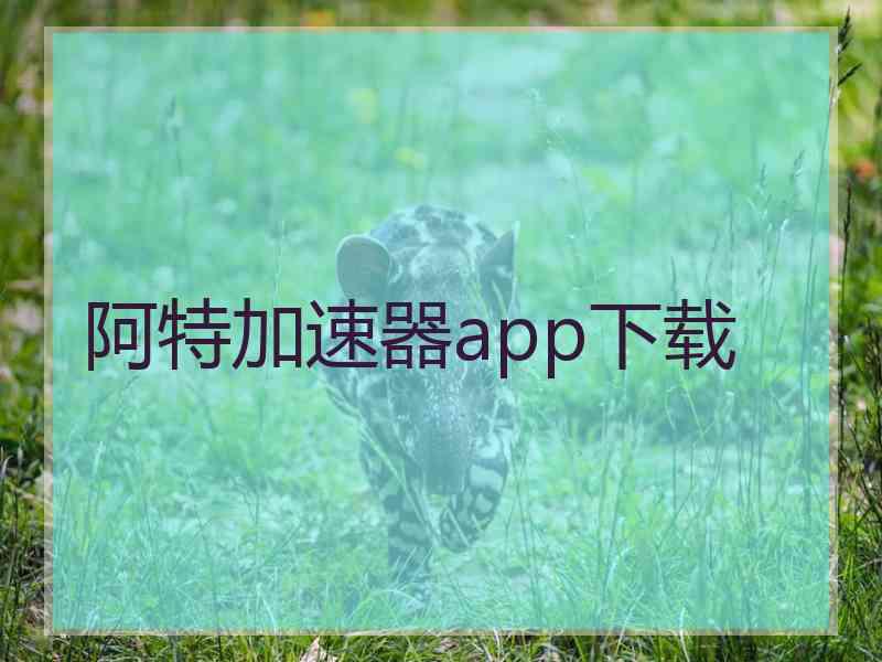 阿特加速器app下载