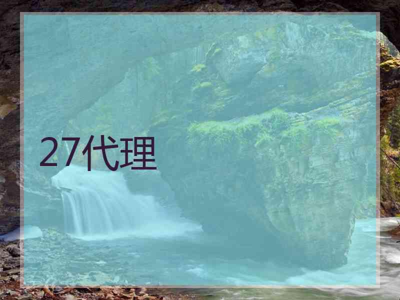 27代理