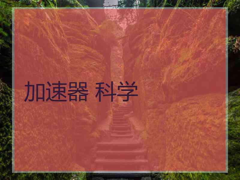 加速器 科学