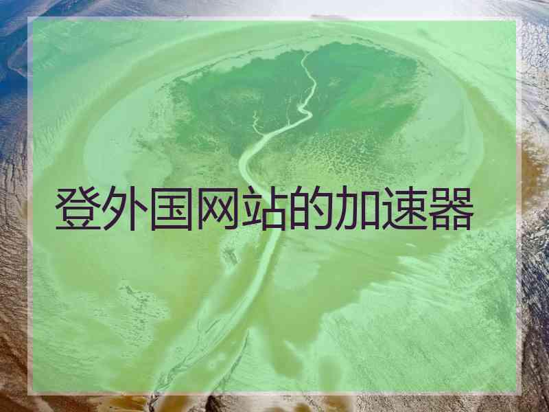 登外国网站的加速器