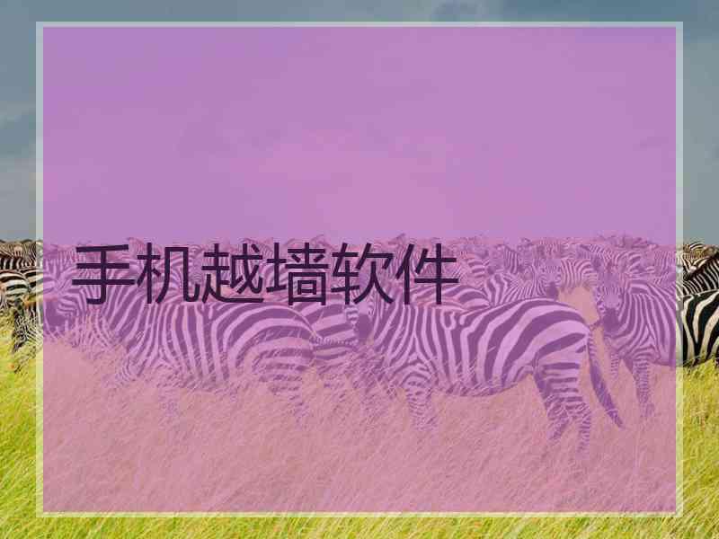 手机越墙软件