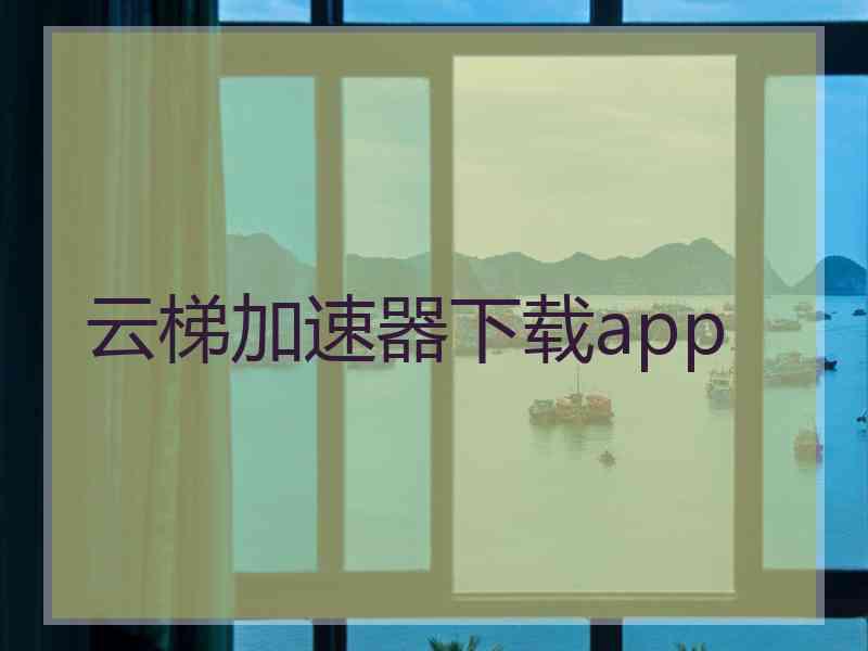 云梯加速器下载app