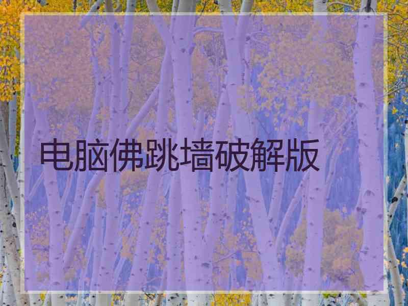 电脑佛跳墙破解版