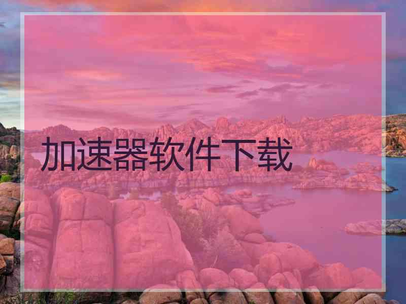加速器软件下载