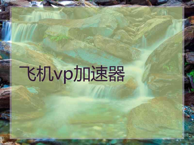 飞机vp加速器