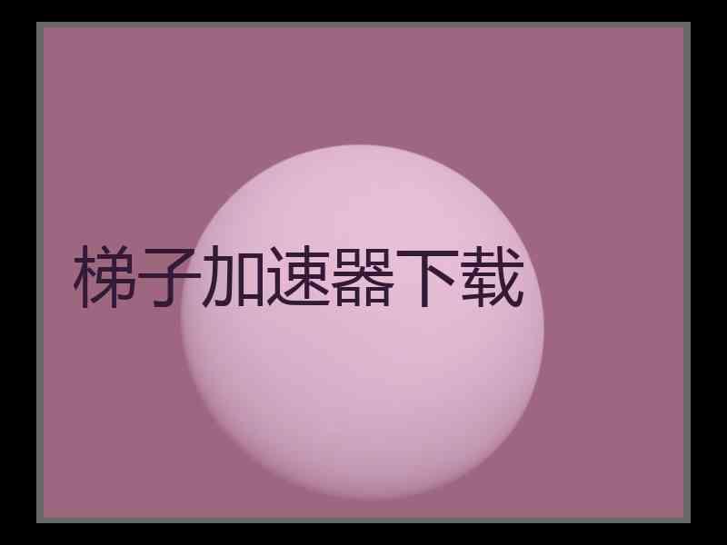 梯子加速器下载