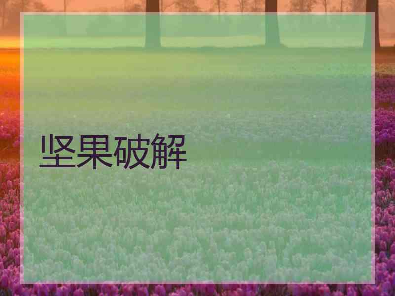 坚果破解