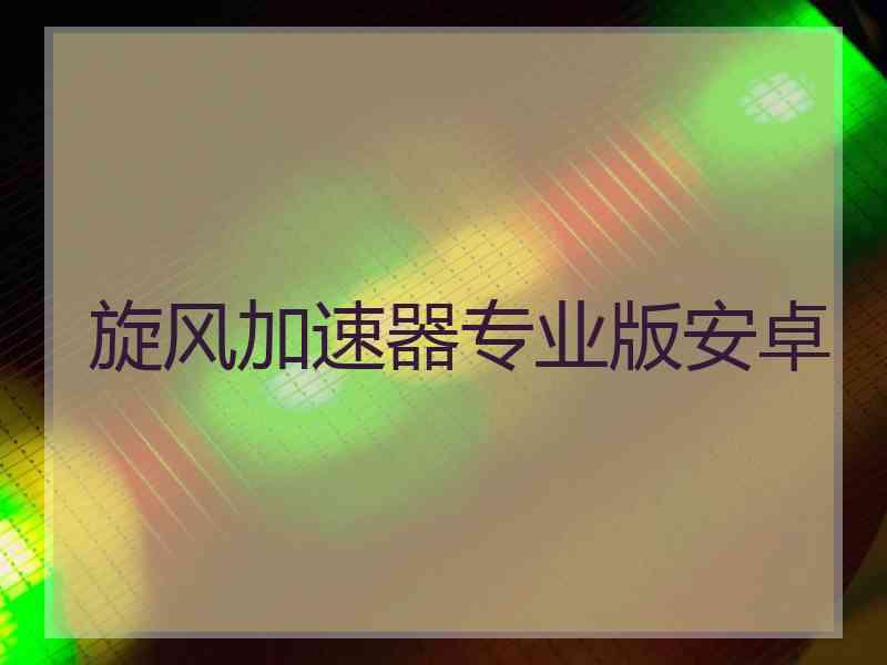 旋风加速器专业版安卓