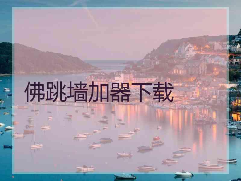 佛跳墙加器下载
