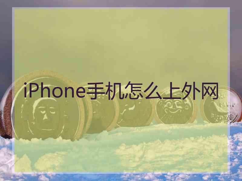 iPhone手机怎么上外网