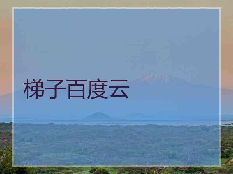 梯子百度云