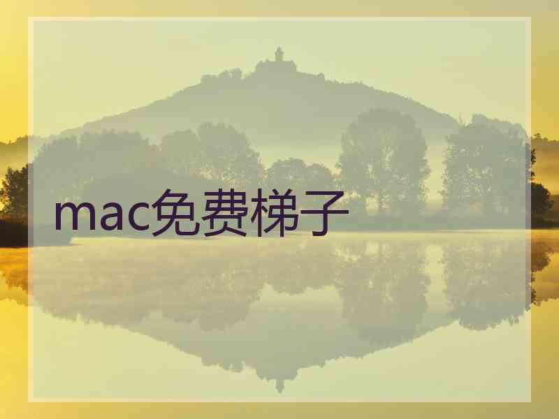 mac免费梯子