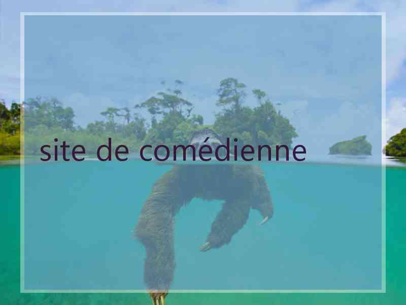 site de comédienne