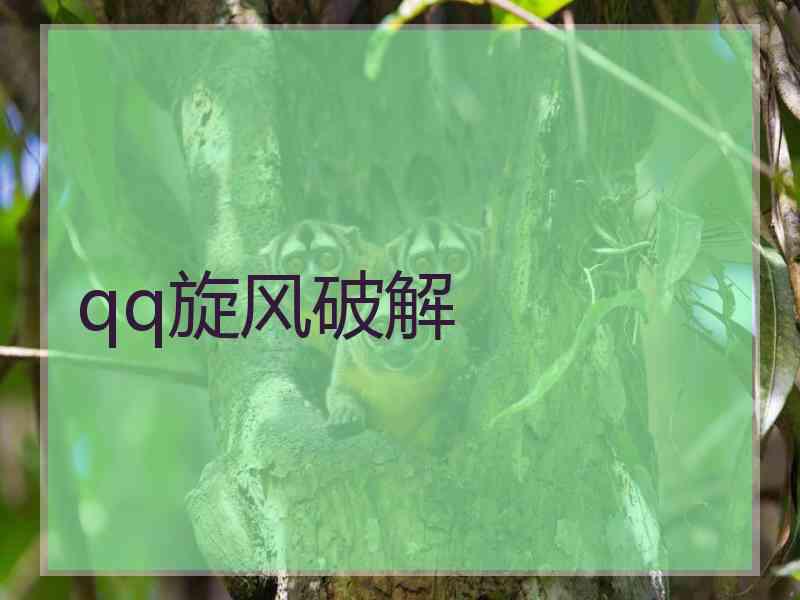qq旋风破解