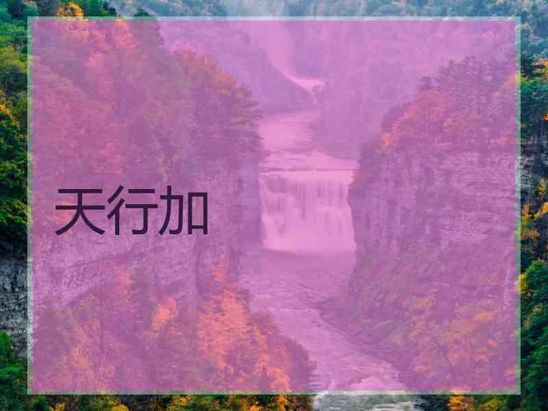 天行加