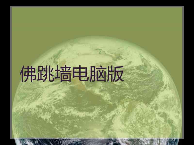 佛跳墙电脑版