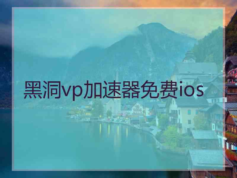 黑洞vp加速器免费ios