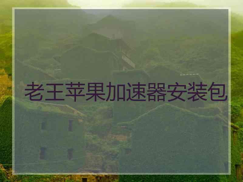 老王苹果加速器安装包