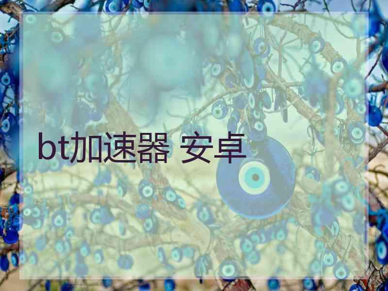 bt加速器 安卓