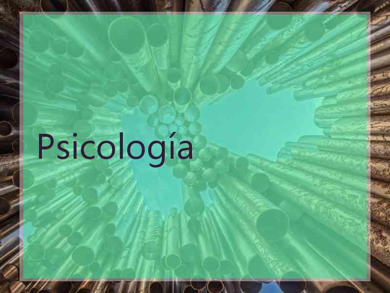 Psicología