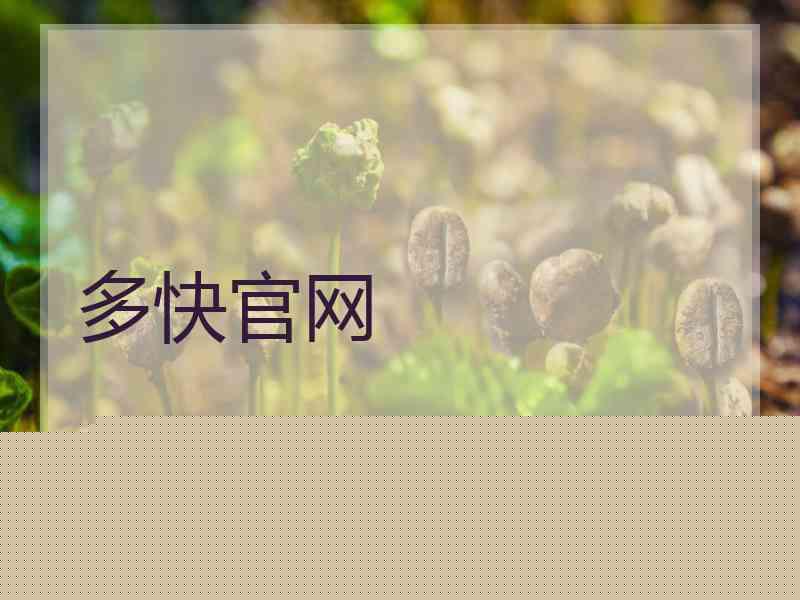 多快官网