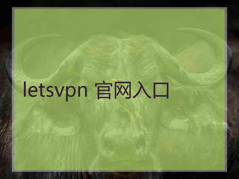 letsvpn 官网入口