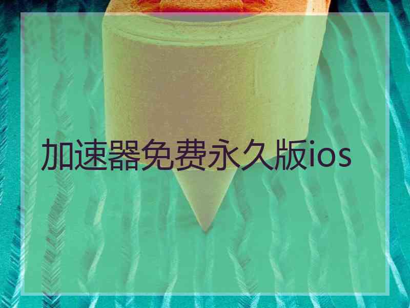 加速器免费永久版ios