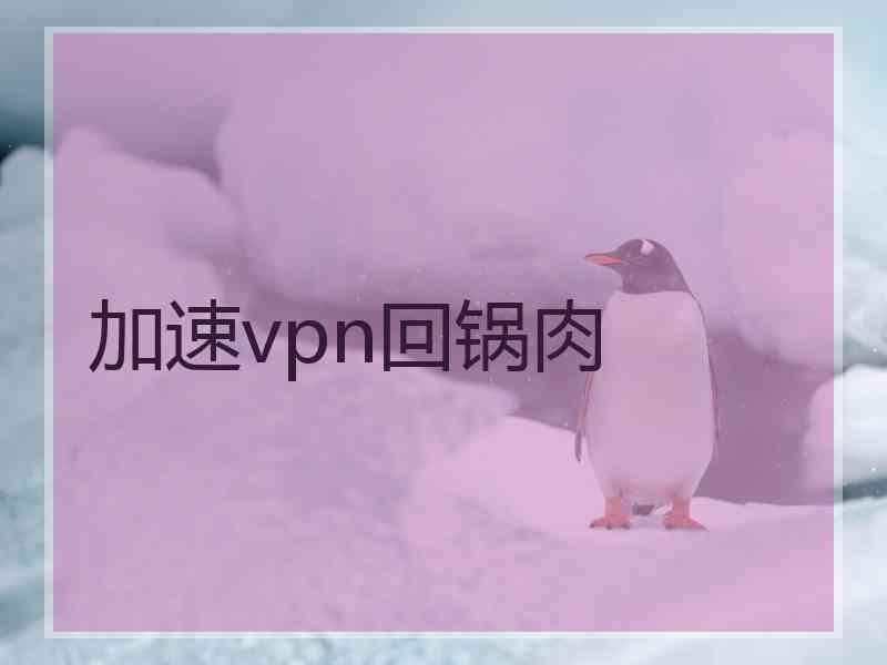 加速vpn回锅肉