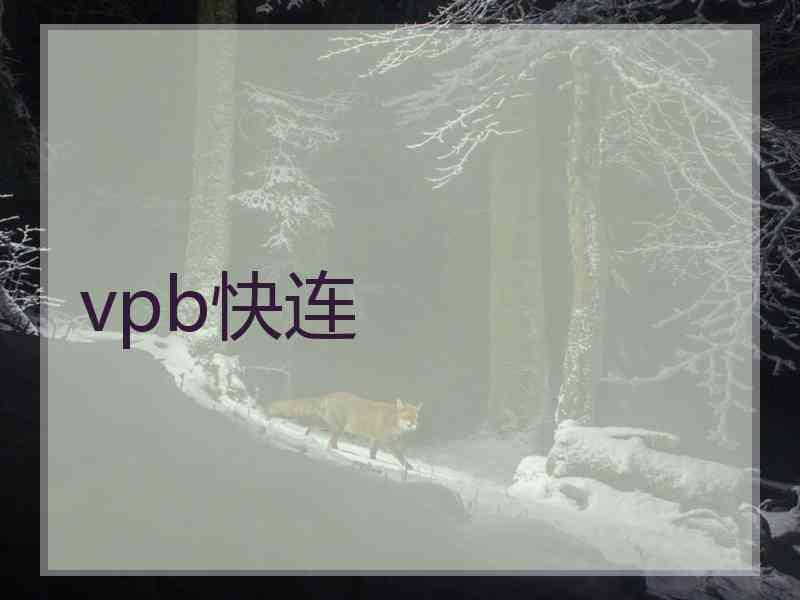 vpb快连