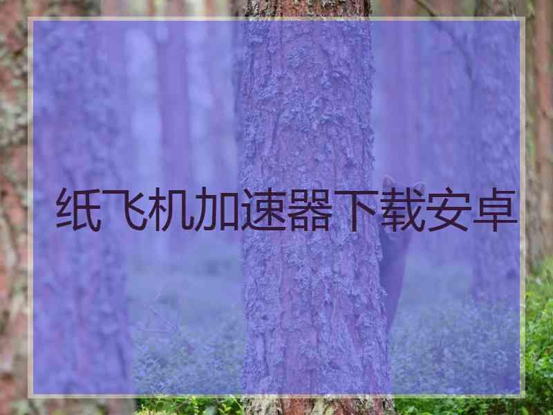 纸飞机加速器下载安卓