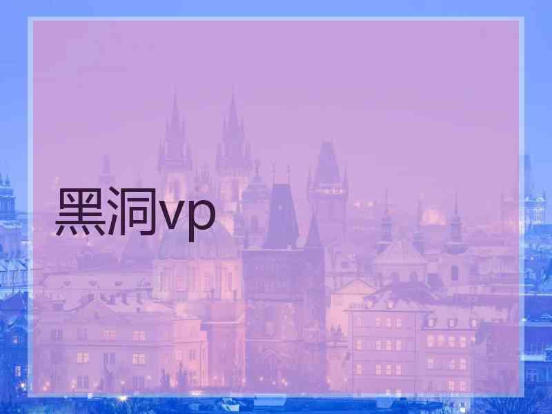 黑洞vp