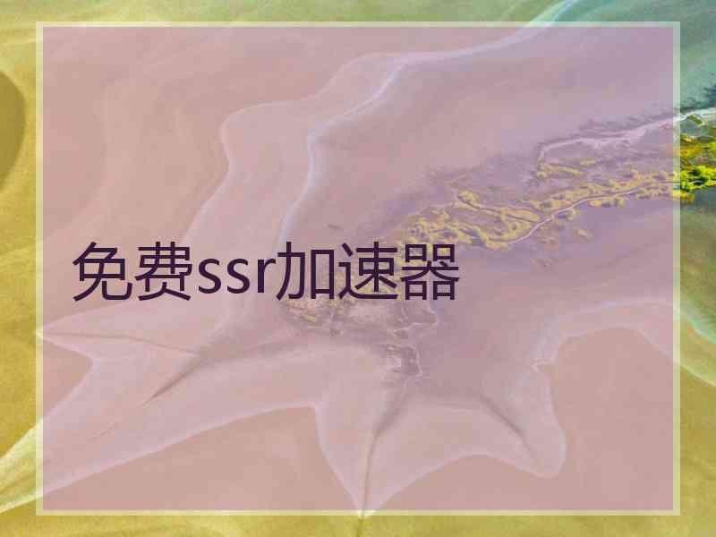 免费ssr加速器